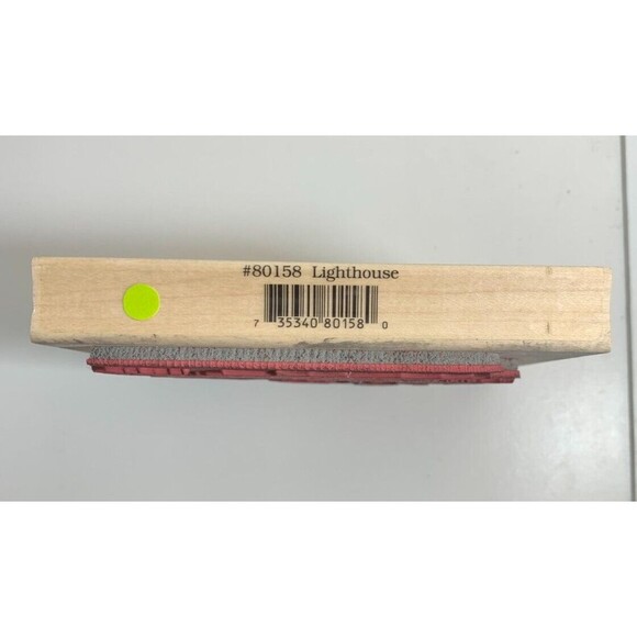 Lighthouse 80158 Ocean Seaside Seagulls D Morgan Stamps Happen Rubber Stamp - Picture 3 of 10